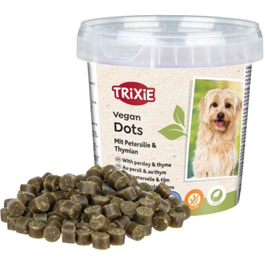 TRIXIE Poslastica za pse Vegan Soft Snack Dots, peršin i timijan, 200 g