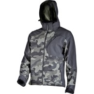 LAHTI Softshell jakna s kapuljačom XL CE, zeleno-crna maskirna