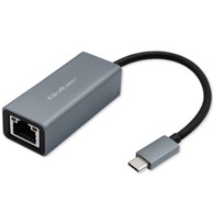 QOLTEC USB-C na RJ45 adapter, 1000 Mbps, aluminijski