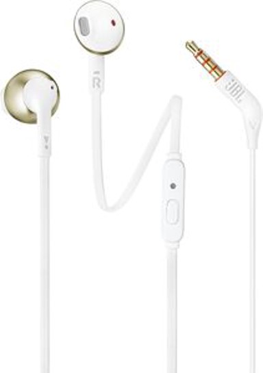 JBL Žičane in-ear slušalice Tune 205, Champagne