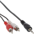 INLINE 3,5 mm audio kabel 89930, 5 m, crni