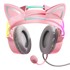ONIKUMA Gaming slušalice X15Pro, roze sa mačjim ušima