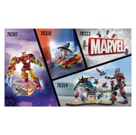 LEGO Super Heroes Logotip MARVEL i figurice 76313