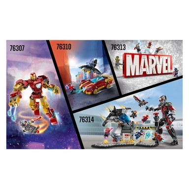 LEGO Super Heroes Logotip MARVEL i figurice 76313