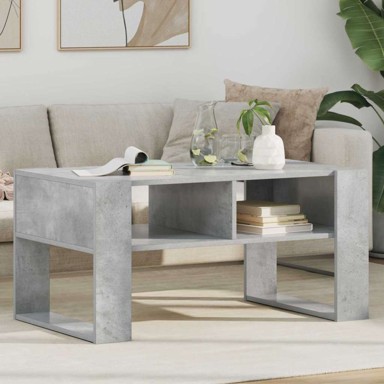 Stolić za kavu od konstruiranog drva 92 x 53 x 45 cm, betonski sivi