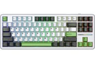 AULA Gaming tipkovnica Gasket F87 Thunder Black GrayWoodV3 RGB