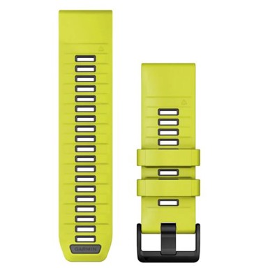 GARMIN Remen QuickFit 26mm, Amp Yellow Graphite, 010-13393-08