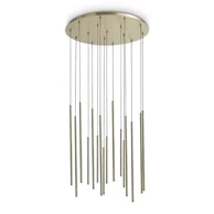 IDEAL LUX Visilica Look Drop SP16 16×LED 31W 3000K 30° 3100 lm 230V, mat zlatna