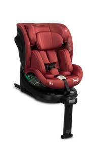 Rotirajuća autosjedalica Comfi za djecu 40-150 cm crvena