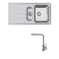 FOSTER Set sudoper Elettra 5197060 + slavina Zora, krom mat