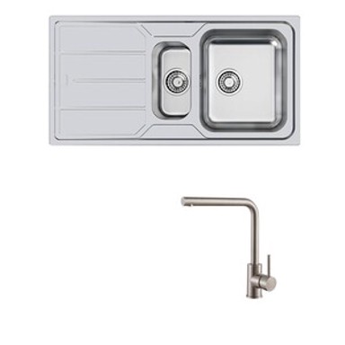 FOSTER Set sudoper Elettra 5197060 + slavina Zora, krom mat