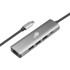 TB USB-C adapter na RJ45, 3x USB-A 3.0, USB-C, aluminijski