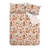 CATHERINE LANSFIELD Posteljina Woodland Gonks za bračni krevet 200x200 cm Narančasta/smeđa