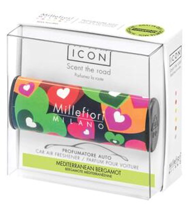 MILLEFIORI Icon Cuori&Fiori miris za vozilo, Mediterreanean Bergamot