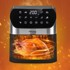 NIKCORP Friteza Airfryer KD4108 6 l 2000 W, crna
