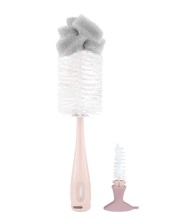 KIKKA BOO Četka za bočice 2u1, roza