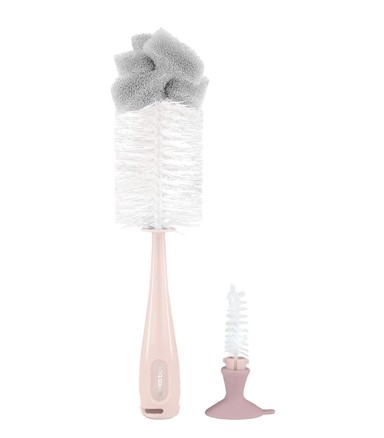KIKKA BOO Četka za bočice 2u1, roza