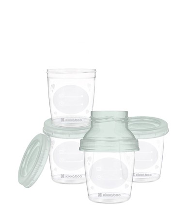 KIKKA BOO Spremnik za pohranu mlijeka s adapterom