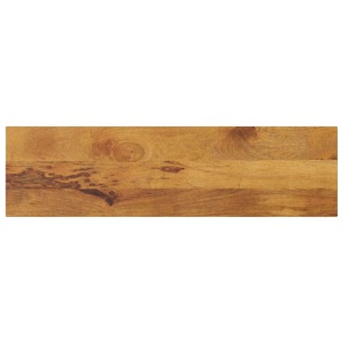 Stolna ploča, 100 x 40 x 2.5 cm, pravokutna, masivno drvo manga, završna obrada od hrastovine