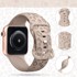 NIKCORP Set 3 silikonska remena za Apple Watch 42/44/45/49 mm, leopard uzorak