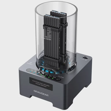 GRAUGEAR Docing stanica G-M2DK-CL-20G, 2x M.2 NVMe, USB 3.2