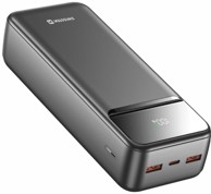 SWISSTEN Power bank Power Line II, 30000 mAh, crna