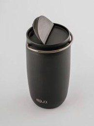 EQUA Termo šalica Cup od nehrđajućeg čelika za čaj/kavu 300 ml, crna