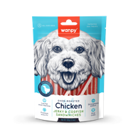 WANPY Poslastica za pse Dog Jerky & Codfish Sandwiches piletina 100 g