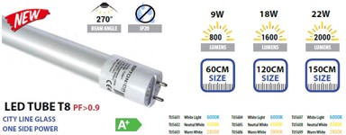 OPTONICA LED Cijev T8 120cm 18W, neutralno bijela