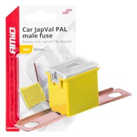 AMIO Auto osigurač JapVAL PAL muški 62mm 60A, 1 kom