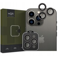 HOFI Zaštitno staklo Camring za kameru iPhone 15 Pro / 15 Pro Max, crno