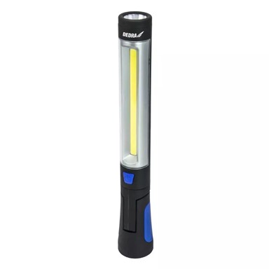 LED Svjetiljka punjiva, 3 W COB LED + 3 W LED, USB napajanje 230 V i 12 V