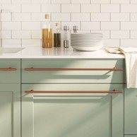 Ručke za ormarić 5 kom 480 mm, brončane