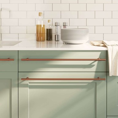 Ručke za ormarić 5 kom 480 mm, brončane