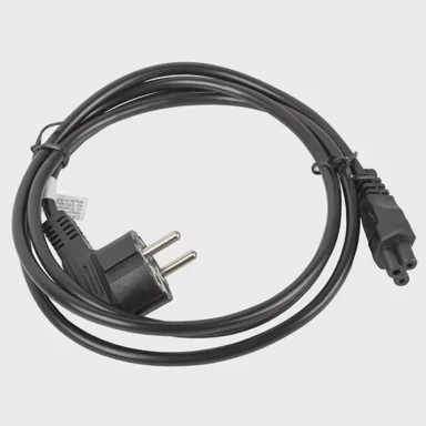 LANBERG Kabel za napajanje za prijenosno računalo, CEE 7/7 na C5, crni, 1.8m