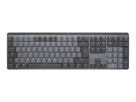 LOGITECH Tipkovnica MX Mechanical Tactile Quiet, bežična, BT, UK layout, crna