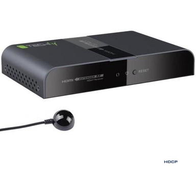 TECHLY AV prijemnik IDATA EXTPL-380PR, 1920 x 1080, do 300 m, crni