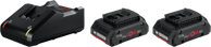 BOSCH AKU Set baterija + punjač - 2x ProCORE18V 4.0Ah + GAL 18V-40 Power for All