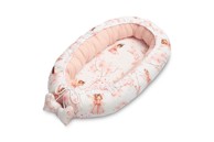 SENSILLO Gnijezdo za bebu, muslin, roza