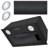 BERDSEN Napa BE-50, ugradbena, 60 cm, crna