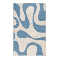 MILA HOME Plavi periv tepih 60x100 cm Blue Latte 