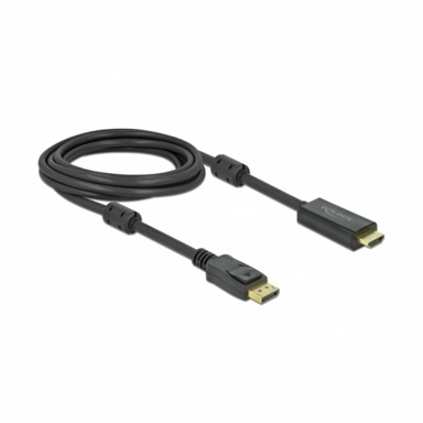 DELOCK kabel DisplayPort-HDMI 3 m 4K 60Hz, model 85957