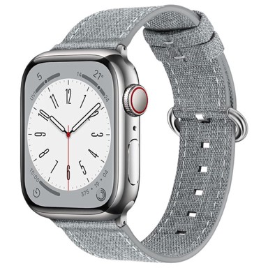 B-STRAP Denim remen za Apple Watch 38/40/41mm, gray