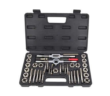 AWTOOLS Set za rezanje navoja, 40 kom.