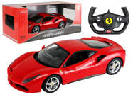 Auto na daljinsko upravljanje Ferrari 488 GTB Rastar, crveni, 1:14
