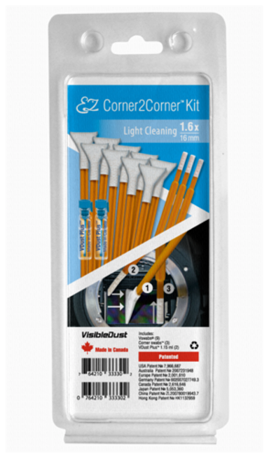 VISIBLE DUST Set za čišćenje fotoaparata EZ Corner2Corner Kit 1.6x nježno čišćenje