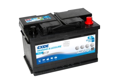 EXIDE Akumulator Marine Dual AGM EP600 70AH D+ 27,8X17,5X19 (760A)