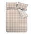 CATHERINE LANSLFIELD Posteljina Kelso Check 135x200 cm Smeđa/bež