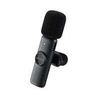 DELTACO Mikrofon Wireless Vlogging, USB-C/Lightning