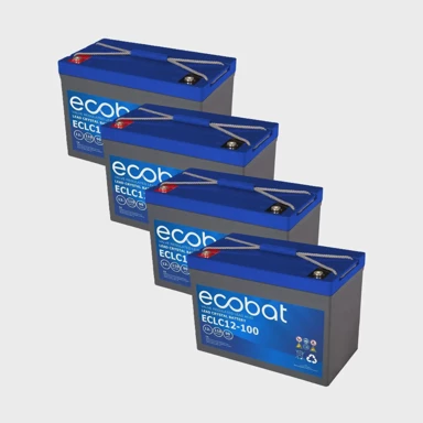 ECOBAT Lead Crystal baterija 12V 110Ah, VRLA, bez održavanja (4 kom)